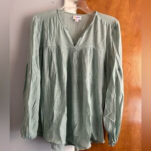 2/$12 bundle - Lularoe Timaree boho peasant top